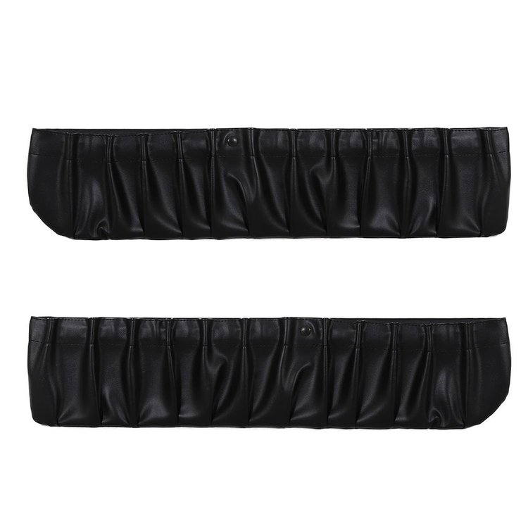 10-7300-958 Door Panel Map Pockets Pattern, 1990-1993 Ford Mustang, Black Sierra Vinyl