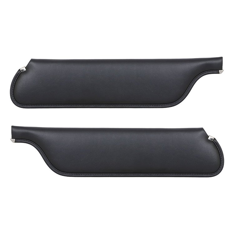 21-7045-958 Sun Visors  1964 1/2-1966 Ford Mustang Coupe, Black Sierra Vinyl
