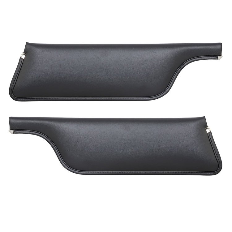 21-7047-958 Sun Visors 1967-1968 Ford Mustang, Black Sierra Vinyl