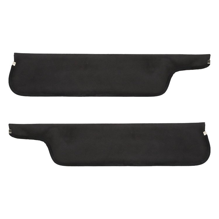 21-71000-99 Sun Visors  1970-1972 Ford Truck, Black Unisuede