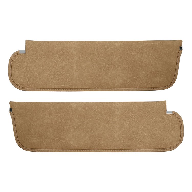 21-8302-506 Sun Visors 1967-1972 Chevy/GMC Truck Standard cab, Camel Distressed Vinyl