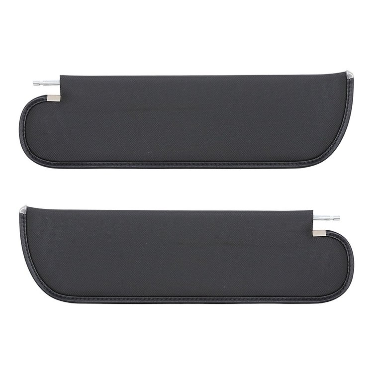 21-82404-770 Sun Visors 1964-1965 Chevy Chevelle Coupe, Black Tier Vinyl