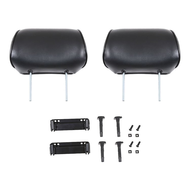 43-70856-958 Standard Headrest 1964 1/2-1967 Ford Mustang, Black Sierra Vinyl