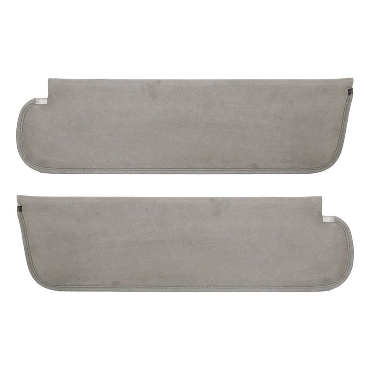 21-8302-7042 Sun Visors 1967-1972 Chevy/GMC Truck Standard cab, Med. Graphite Unisuede