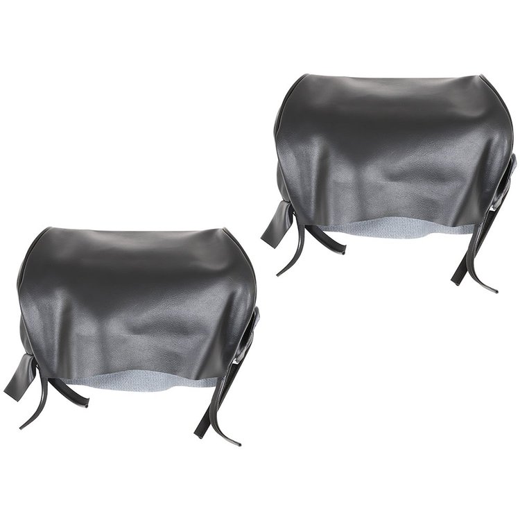 43-70608-958 Headrest Cover  1964 Ford Mustang, Black Sierra Vinyl