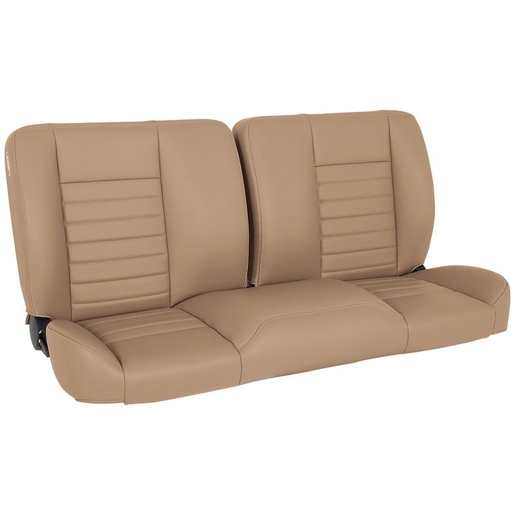 47-9253-6260-TS 60" Split Back Bench Seat, Cruiser Collection  Universal, Baja Tan Salerno Vinyl W/Tan Stitch