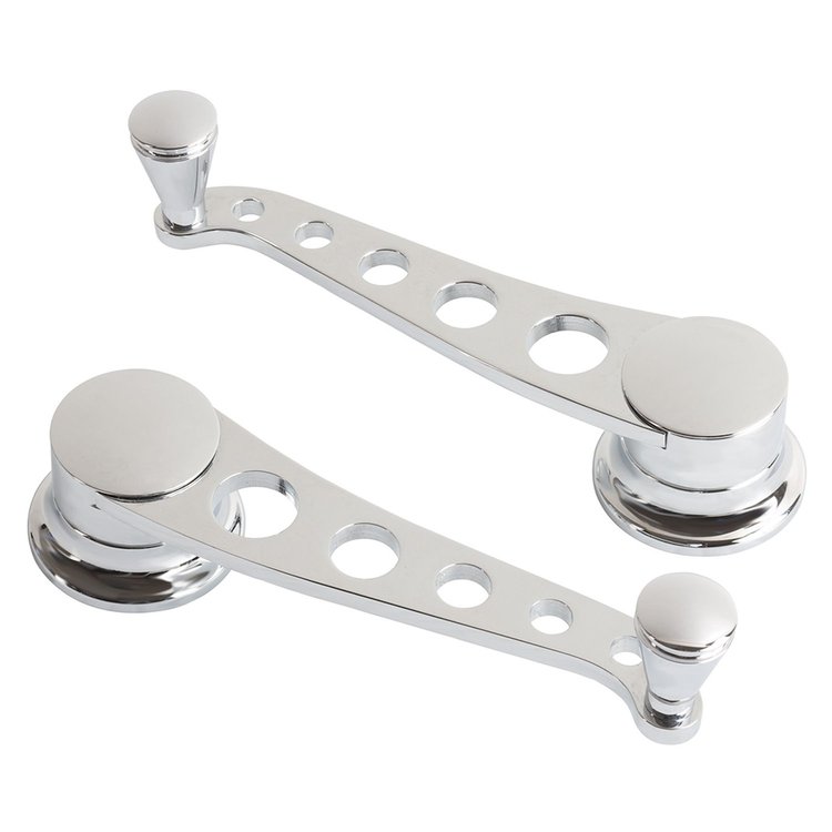 27-9520 Window Cranks Lakester Style, Chrome Finish