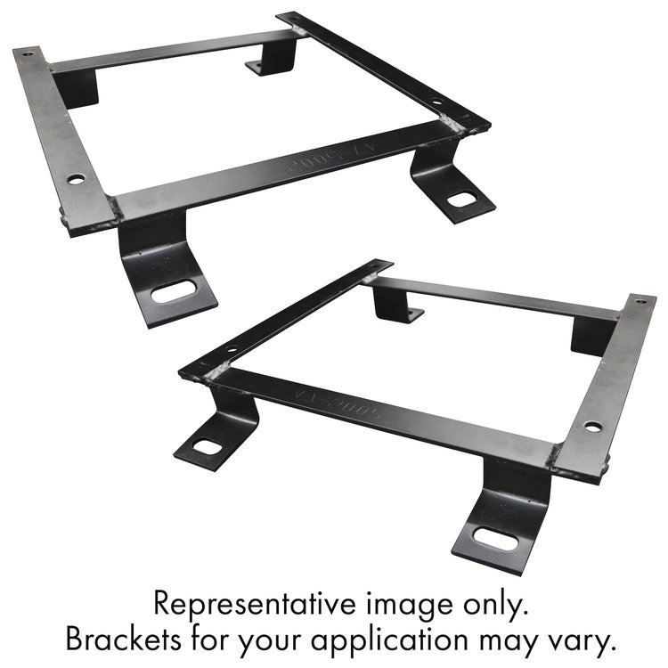 47-5061 Low Profile Bucket Seat Brackets, 1966-1977 Dodge Charger/Coronet,