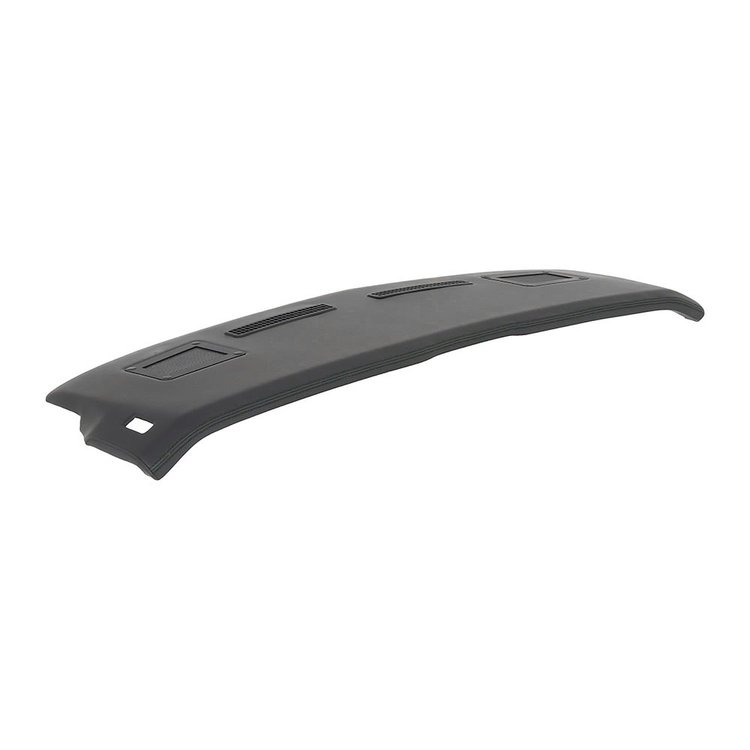 26-81500-2295-BKS Dash Pad Sport Pattern 1982-1992 Chevy Camaro Coupe/T-Top, Black Madrid Vinyl W/Black Stitch