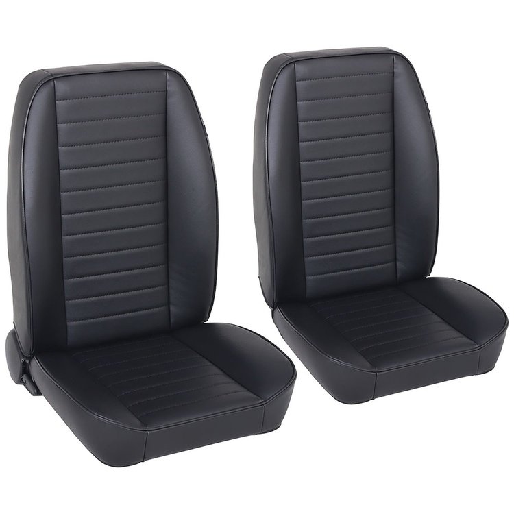 47-9470-6470 Classic So-Cal Bucket Seat, Black Yukon Cricket Vinyl