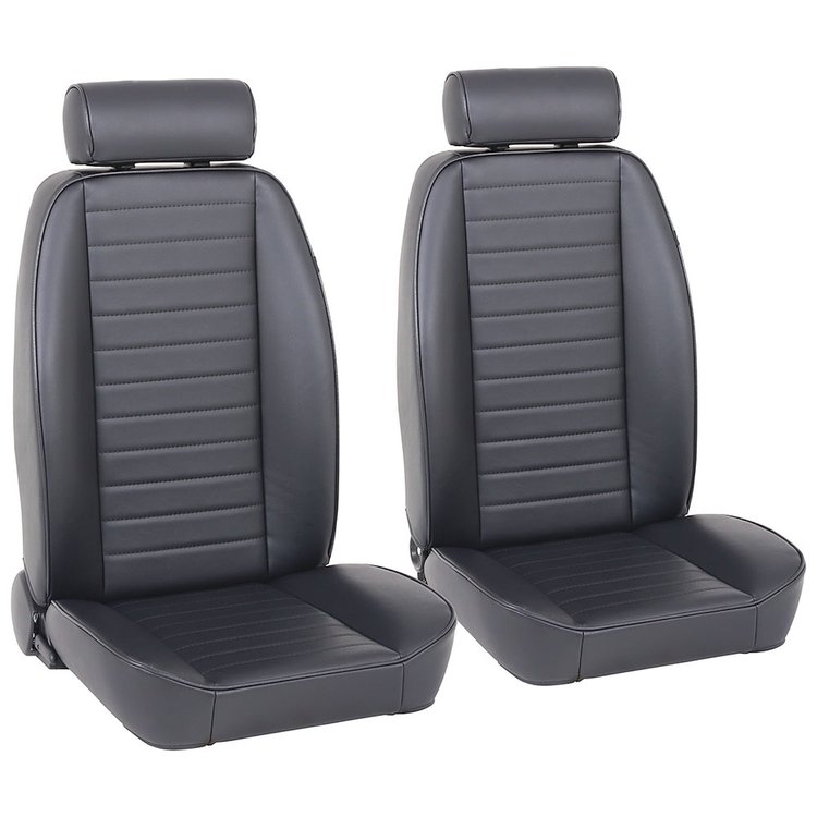 47-9442-6470 Classic So-Cal Bucket Seat, Black Yukon Cricket Vinyl