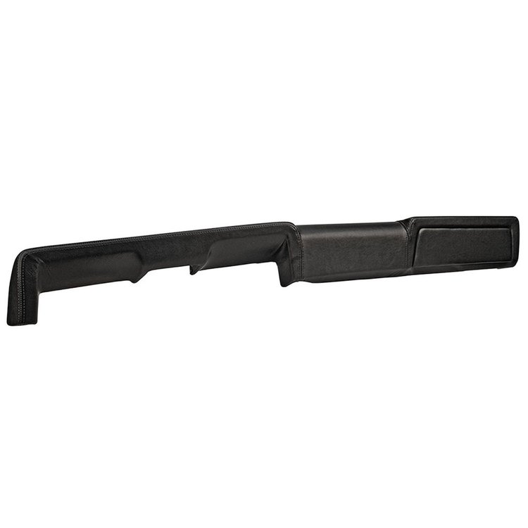 26-80001-2295 Dash Pad Sport Pattern 1969 Chevy Camaro Coupe and Convertible W/O AC, Black Madrid Vinyl