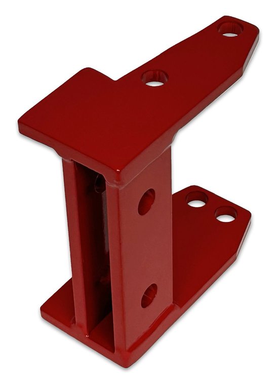 031-D60R Dana 60 Rear Mounting Bracket, Std Duty & Trans. Mounted Torque Arms [Bright Red]