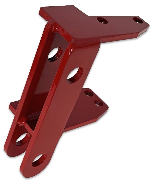032-D60R Pro-Series Torque Arm Rear Mounting Bracket, Strange Dana 60 Rear [Bright Red]