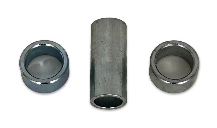 070 CNC Machined 3/4 in. Rod End Through Sleeve & Spacers, 9/16 in. Bolt, 1.88 in. Width