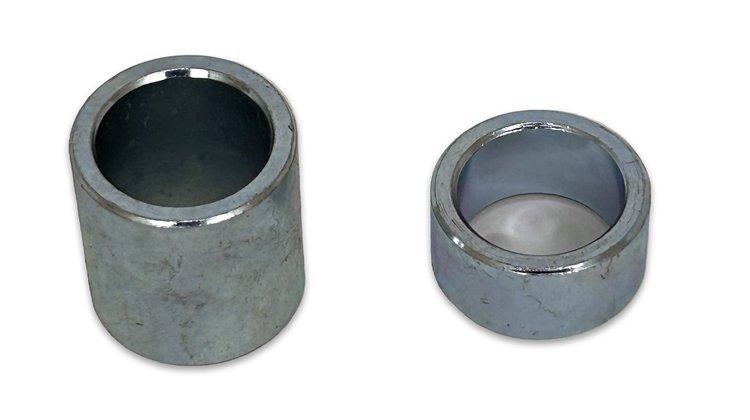 072 CNC Machined 3/4 in. Rod End Offset Spacers, 2.375 in. Width, 0.530 in. Inboard Offset
