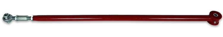 106R Adjustable Panhard Bar, Rod End & Poly Bushing, 1982-2002 GM F-Body [Bright Red]