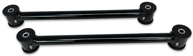 201-4130B Rear Lower Control Arms w/ Polyurethane Bushings, 1982-2002 GM F-Body [Black]