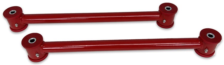 201R Rear Lower Control Arms w/ Polyurethane Bushings, 1982-2002 GM F-Body [Red]
