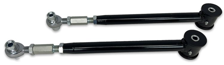 206B Adjustable Rear Lower Control Arms, Rod End & Poly Bushing, 1982-2002 GM F-Body [Black]