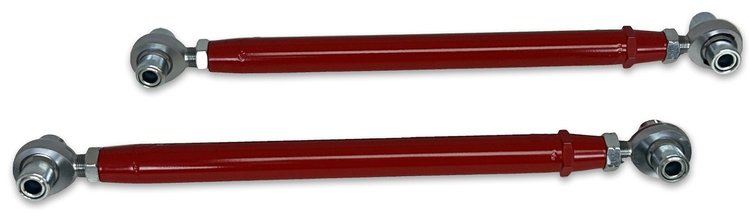 213R Adjustable Rear Lower Control Arms w/ Spherical Rod Ends, 1978-1988 GM G-Body [Red]