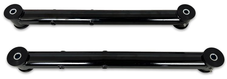 231-ELB Rear Lower Control Arms w/ Polyurethane Bushings, 1971-1996 GM B-Body [Black]