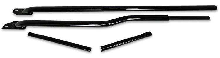 502B Tubular Subframe Connectors, 1987-1992 GM F-Body [Gloss Black]