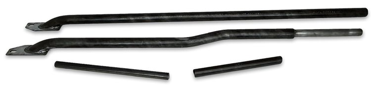 503M Tubular Subframe Connectors, 1982-1992 GM F-Body, Bare Metal