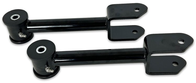 622B Rear Upper Control Arms w/ Polyurethane Bushings, 1968-1972 GM A-Body [Black]