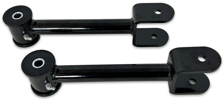 631B Rear Upper Control Arms w/ Polyurethane Bushings, 1971-1996 GM B-Body [Black]