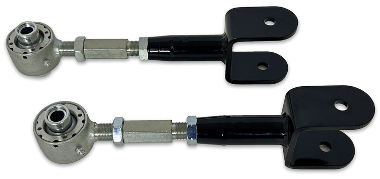 635-ELB Adjustable Rear Upper Control Arms w/ Del-Sphere Joints, XL, 71-96 GM B-Body [Black]