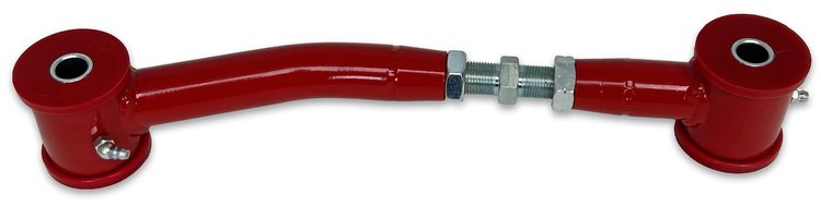 644R Adjustable Rear Upper Control Arm w/ Poly Bushings, 59-64 Chevy B-Body [Red]