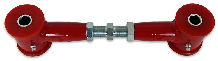 654-6770R Adjustable Rear Upper Control Arm w/ Poly Bushings, 67-70 GM B-Body [Red]