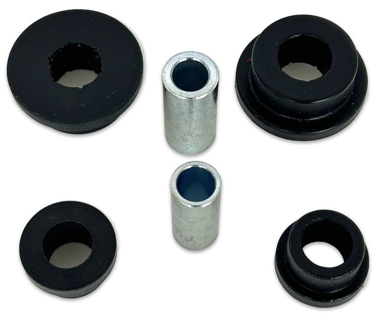 7-1207-BL Polyurethane Rear Panhard Track Bar Bushings Kit, 65-70 Chevy B-Body