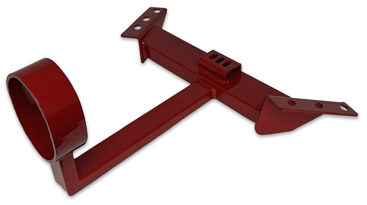 700XM-FLR 700-R4 & T-5 Transmission Crossmember, DS Loop, 1982-1992 GM F-Body [Bright Red]