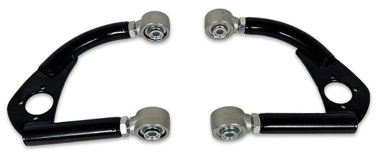 743-DS-4130B Tubular Front Upper A-Arms w/ Pivot Joints, 1993-2002 GM F-Body [Gloss Black]