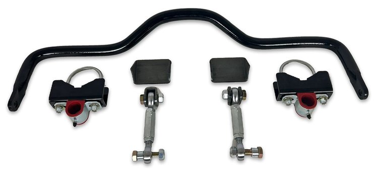 916-325B Pro-Series Rear Drag Sway Bar, 3.25 in. Axle Tubes, 1964-1967 GM A-Body [Black]
