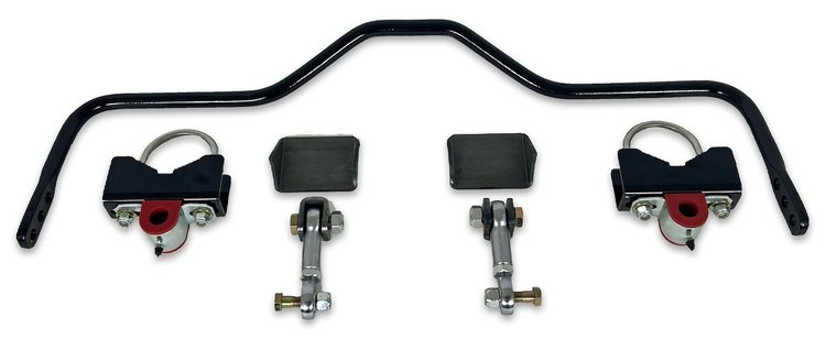 917-300B Pro-Touring Rear Sway Bar, 3.00 in. Axle Tubes, 1964-1967 GM A-Body [Gloss Black]