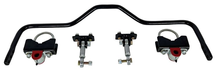 919-325B Pro-Touring Rear Sway Bar, 3.25 in. Axle Tubes, 1978-1988 GM G-Body [Gloss Black]