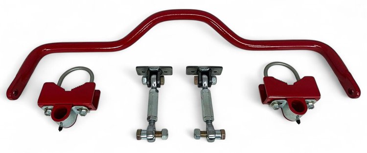 922-325R Pro-Series Rear Anti-Roll Drag Sway Bar, Fits 3.25 in. Axle Tubes, 1968-1972 GM A-Body, Bright Red