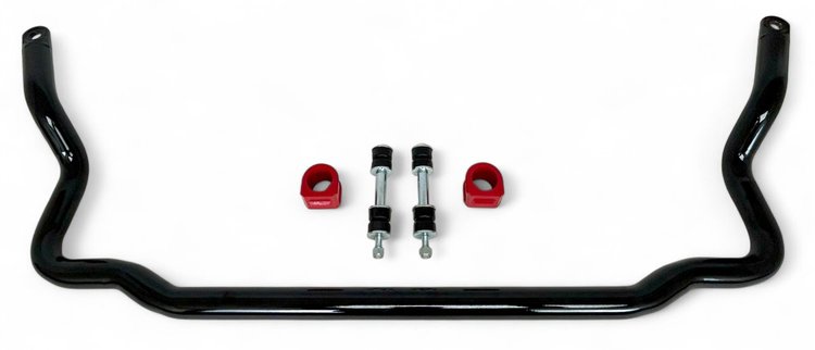 923T-FRONTB 1.375 in. Tubular Front Sway Bar, Poly End Links, 1982-1992 GM F-Body [Gloss Black]