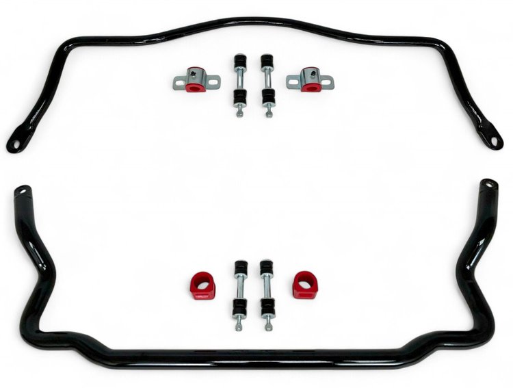 923TB Front & Rear Sway Bars Set, Poly End Links, 1982-1992 GM F-Body [Gloss Black]