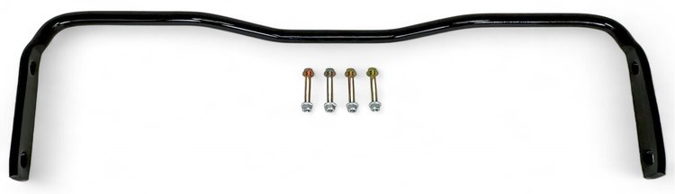 926-REARB 1.00 in. Solid 4140 Chrome Moly Rear Sway Bar, 1964-1972 GM A-Body [Gloss Black]