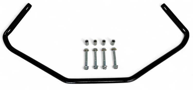 929-REARB 7/8 in. Diameter Solid Rear Anti-Roll Sway Bar, 1959-1964 Chevrolet B-Body Impala Biscayne Bel Air, Gloss Black