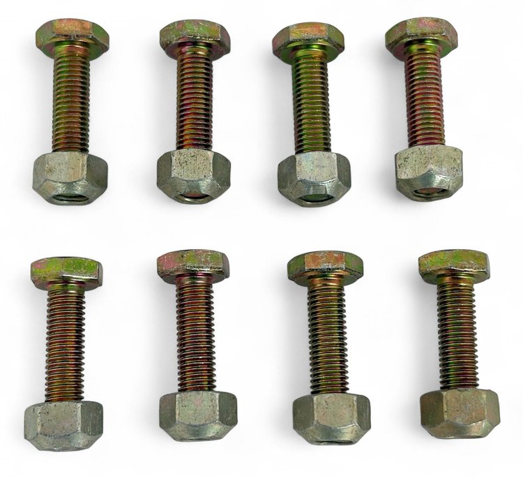 986 Front Upper Ball Joint Mounting Hardware Bolts & Nuts Kit, 1/4 in. x 1.00 in. Long