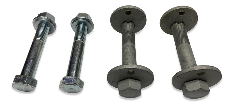 D10-CAM-981 Front Lower Control Arms Adjustable Cam Bolts & Hardware, 2010-2013 Dodge Ram