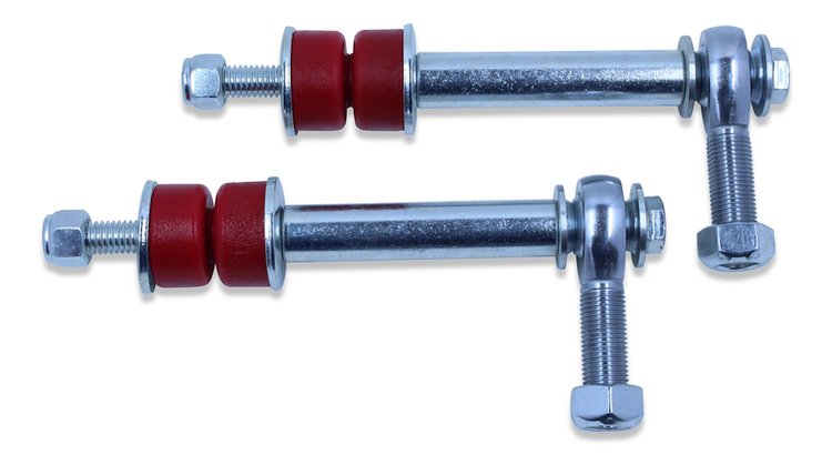 D94-02-FEL Extreme-Duty Front Sway Bar End Links 1994-2002 Dodge Ram 1500/2500/3500 4WD, Stock Ride Height [Red]