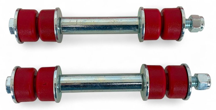EL-19-408 Spohn Performance EL-19-408 Polyurethane Sway Bar End Links (Pair), Red Bushings