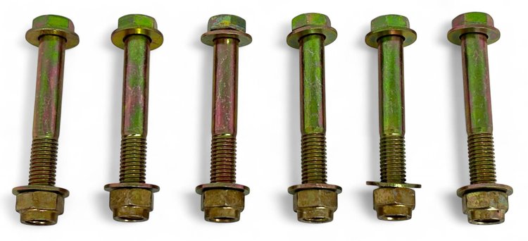 FG-975-981 Rear Upper & Lower Control Arms Mounting Hardware Bolts Nuts & Washers Kit Fits Select 1965-1976 Ford, Mercury Models