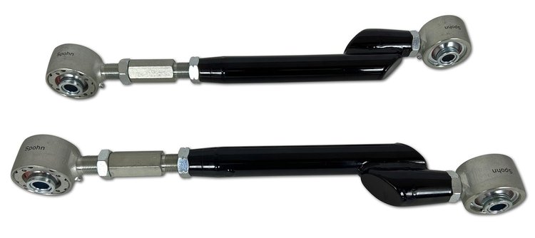 GMSUV-605B Adjustable Rear Upper Control Arms w/ Del-Sphere Joints, 2000-2020 GM SUV [Black]